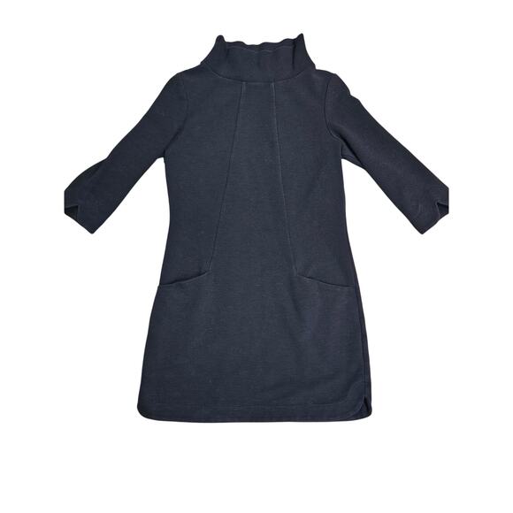 BODEN Marion Ottoman Ribbed Knit Tunic Dress 4 small navy blue small preppy - Picture 1 of 6